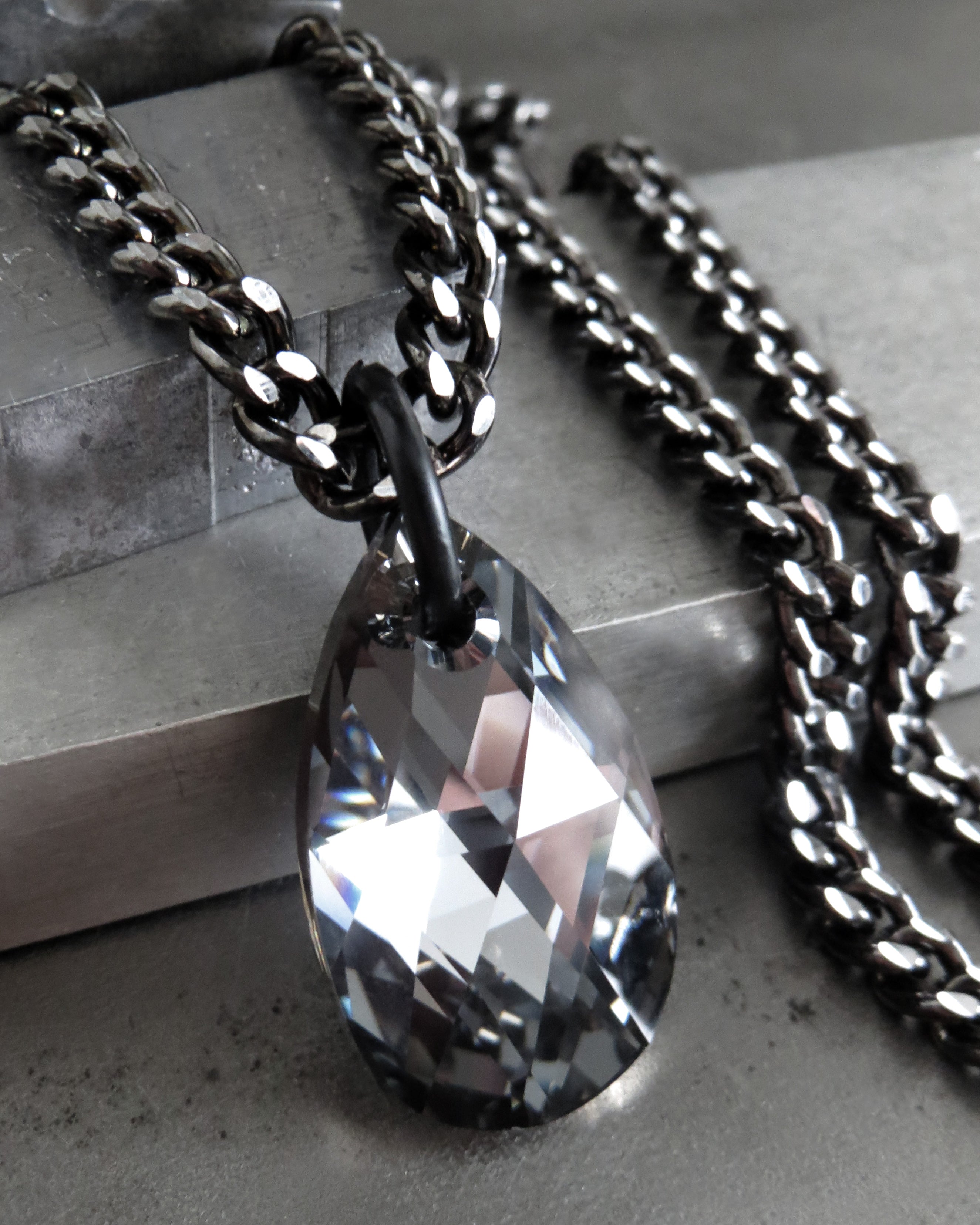 Herkimer Diamond Necklace, Crystal Necklace | Laura Stark Designs